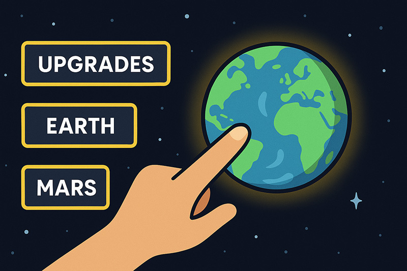 How to play planet clicker game 3
